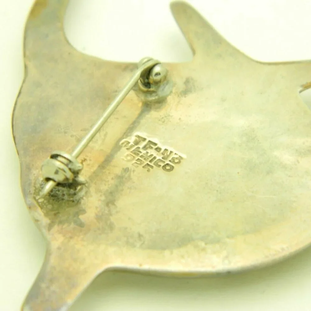 TF-43 Taxco Mexico Sterling Silver Large Angelfish